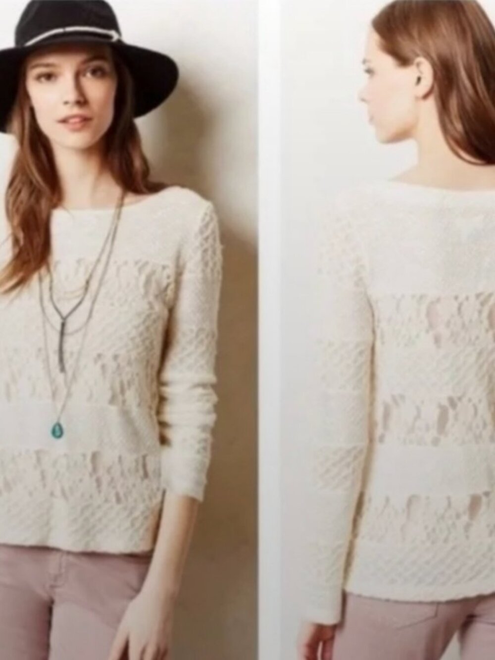 ANTHROPOLOGIE MEADOW RUE ACOLYTE LACE TOP